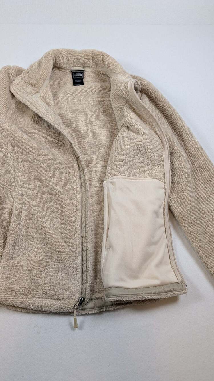 The North Face Women's Osito Full Zip Fleece Jacket in Flax L - Picture 7 of 12